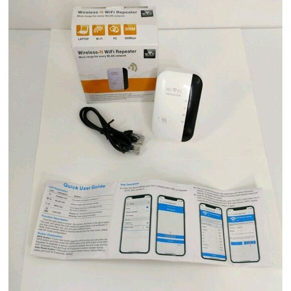 WIRELESS-N WIFI Repeater/Extender - 300Mbps WLAN Support - Picture 2 of 15